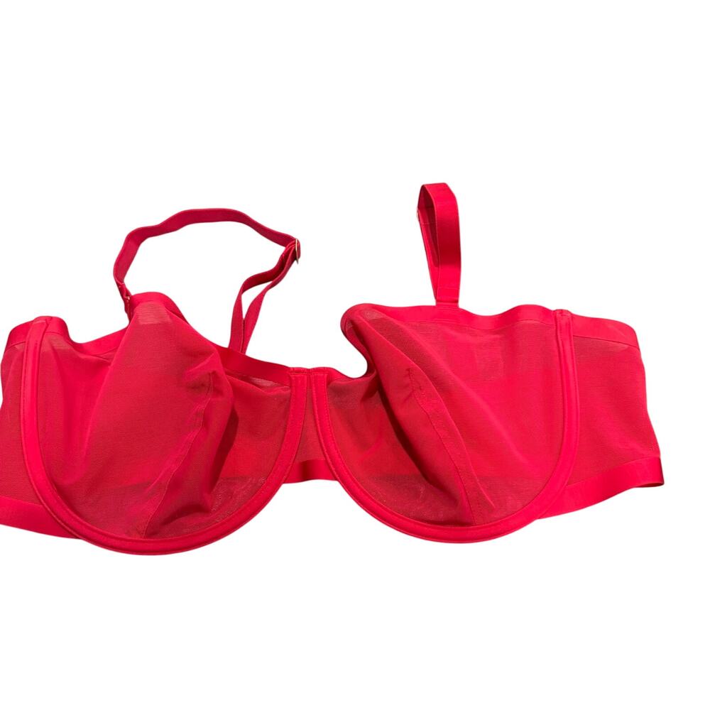 CUUP Brand The Scoop RED Bra 42 D